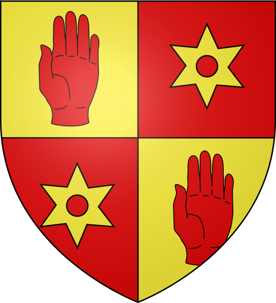 Le blason de Villereau sur écu ancien